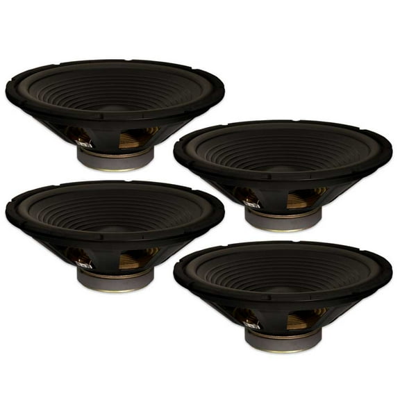 4 Goldwood Sound GW-215/40/8 OEM 15" Woofers 300 Watts each 8ohm Replacement Speakers