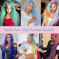 thumbnail image 7 of 613 Blonde Human Hair Wigs Blonde 13x1 Lace Front Wig Human Hair Pre Plucked With Baby Hair Honey Blonde Brazilian Body Wave Human Hair Wigs for Women Transparent Lace Middle Part Wig (34 inch, 13x1), 7 of 7