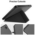 thumbnail image 3 of For Kobo Sage 8" E-reader Released 2021, Soft Tpu Matte Back Cover, Slim Smart Folio Cover With Magnetic Closure And Kickstand - Grey, 3 of 5