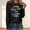 Black, variant on CLOISE Sweatshirt for Women Letter Print Pullover Sweatshirts Round Neck Long Sleeve Hoodies Shirts Blue Basic Tees Fall Cute Preppy Clothes XL