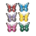 thumbnail image 2 of Decoración de pared con mariposas de metal. Elegante obra de arte de hierro para balcón, baño o dormitorio. 6 piezas, 2 of 9
