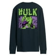 thumbnail image 2 of Marvel The Avengers - Hulk Comic - Adult Long Sleeve Graphic T-Shirt, 2 of 5