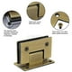 thumbnail image 5 of 304 Stainless Steel Glass Door Hinge Shower room Glass Holder 90 135 180 Degrees Glass Clamp Bathroom chip, 5 of 5