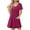 A-Burgundy, variant on UVN Summer Dresses for Women V Neck Sleeveless T Shirt Dress Casual Beach Sundress with Pockets