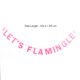 thumbnail image 5 of RomaMX 3M Let's Flamingle Bunting Banner Hawaii Party Supplier Glitter Paper Hanging Garland Decoration, 5 of 7