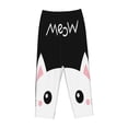 thumbnail image 4 of Haiem Cat Meow Women's Pajama Pants Ultra Lightweight Pjs Bottoms Sleepwear Bottom Pants With Pocket Drawstring-X-Large, 4 of 9