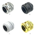 thumbnail image 4 of facefd 12Pcs Computer Water Cooling Pipe Adapter Solid Color G1/4 Anti-rust Nonslip Fast Release 5mm Thread Connector Gold, 4 of 4