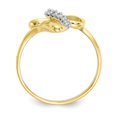 thumbnail image 2 of 10k CZ Cross Ring in 10k Yellow Gold - Size 6, 2 of 3