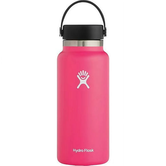 Hydro Flask Stainless Steel Wide Slip Bottle With Straw Cap, 40 Oz, Medium