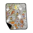thumbnail image 2 of sruoe Halloween DIY Coloring Throw Blanket, Creative Hand‑Draw Craft, Halloween Home Decor, Halloween Themed Blanket for Sofa Couch Holiday Gathering, 2 of 6
