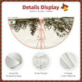 thumbnail image 3 of Balery Cows Grazing On The Meadow Printed Christmas Tree Skirt , Merry Christmas Party Christmas Tree Decoration,Adjustable Tree Skirt-36", 3 of 6