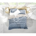 thumbnail image 4 of Juego de cama contorno floral gris, 4 of 4