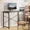 Black, variant on Rustic Modern 40in Study Writing Desk, X-Shape Reinforced Frame Computer Desk, Minimalist Spacious Work Table for Indoor Home Office Bedroom Decor
