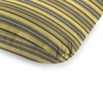 thumbnail image 2 of Jordan Manufacturing Sunbrella 74" x 22" Foster Metallic Yellow Stripe Rectangular Outdoor Chaise Lounge Cushion with Ties and Hanger Loop, 2 of 10
