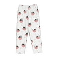 thumbnail image 4 of Xecao Umbrella Cat Women's Straight Lounge Pajama Pants: The Epitome of Relaxed Sleepwear, 4 of 9