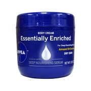 NIVEA Essentially Enriched Body Cream Almond Oil Deep Nourishing Serum 13.5 oz