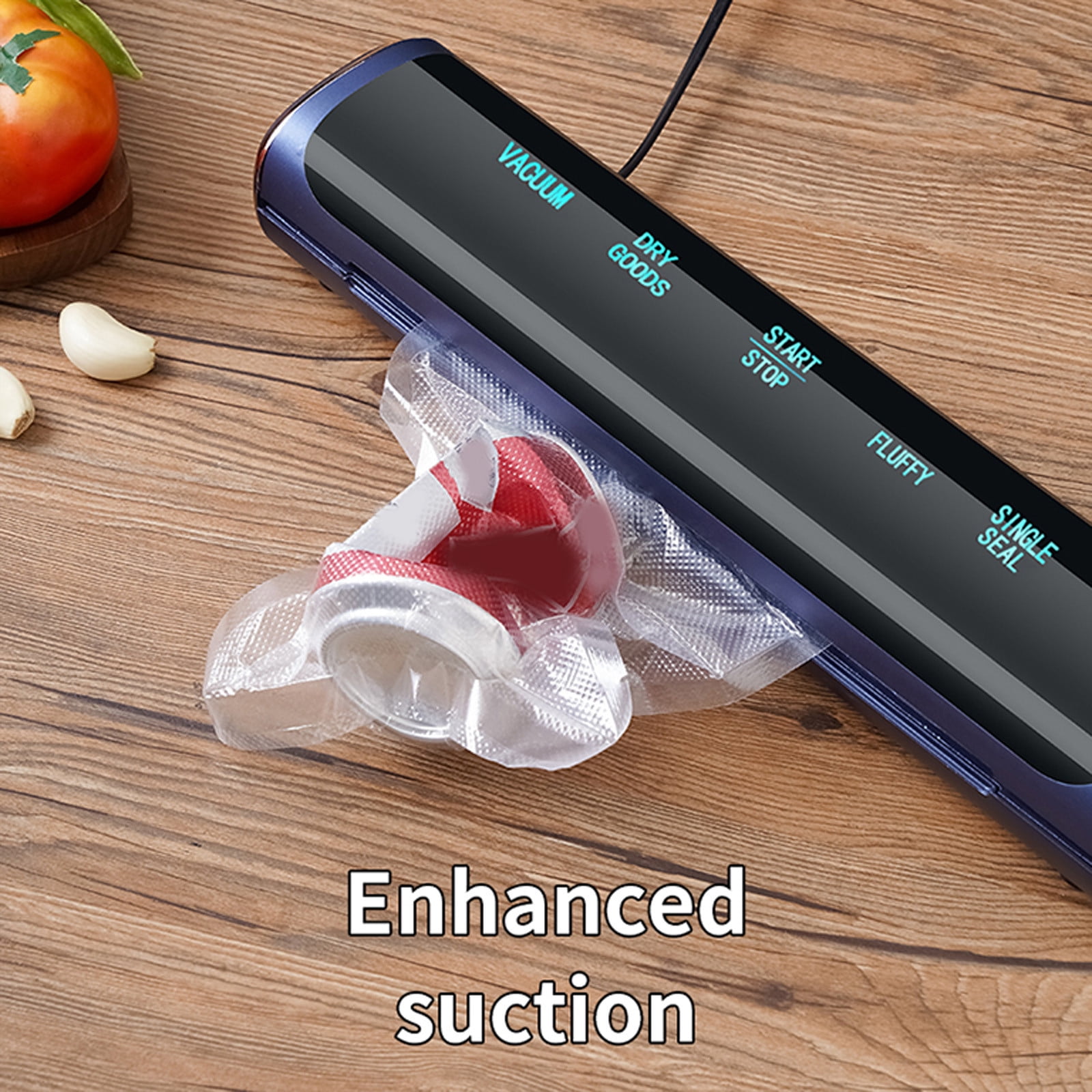 Inerposs Vacuum Sealer Machine, Food Vacuum Sealer for Airtight Food Storage, Dry and Moist Vacuum Sealer, Kitchen Food Sealer for Freshness, Ideal for Home Food Preservation
