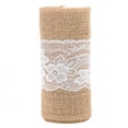 thumbnail image 6 of DIY Lace Burlap Ribbon Hessian Jute Belt Strap Wedding Cloth Decoration 2.7m, 6 of 8