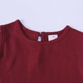 thumbnail image 7 of Linen Ruffle Dresses Toddler Girls Sleeveless Aline Tank Dress Lightweight Casual Going Out Outfits Red, Size 5 Y, 7 of 7