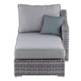 thumbnail image 4 of Afuera Living Contemporary Wicker Patio Storage Sectional in Gray, 4 of 9