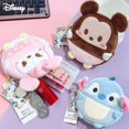 thumbnail image 2 of Disney Anime Cartoon Mickey Mouse Minnie Winnie Phe Pooh Stitch Plush Wallet Bag Backpacks Keychains Kid Toy Children Gift, 2 of 5