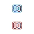 thumbnail image 1 of 2 cubos giratorios de juguete, coloridos juguetes antiestrés con cuentas giratorias para la punta de los dedos, novedosos juguetes de rompecabezas para niños y adultos. color 1, 1 of 1