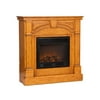 Colton Electric Fireplace, Plantation Oak