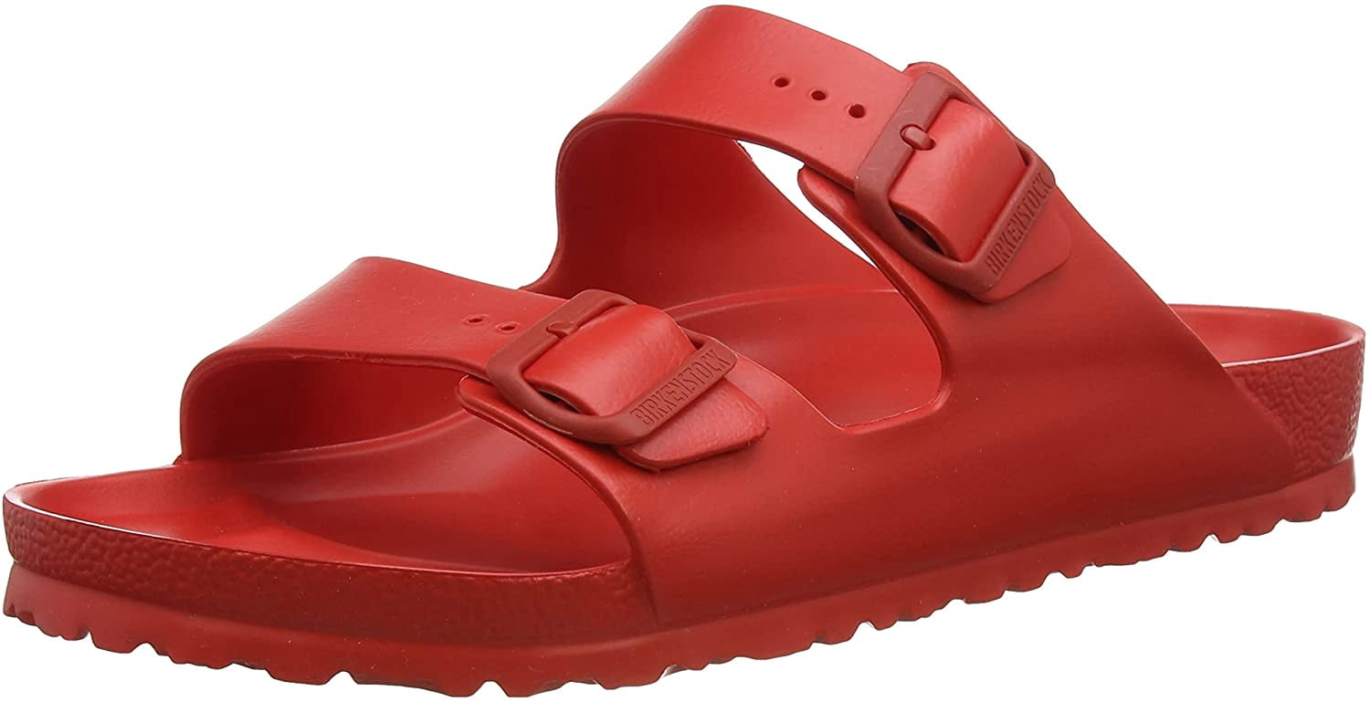 red men's birkenstocks