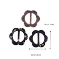 thumbnail image 4 of Clips de resina para camiseta, 10 Uds., forma de flor hueca, Clip para bufanda, anillos decorativos (estilo mixto), 4 of 5