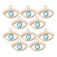 thumbnail image 1 of 10Pcs Evil Eye Charms Alloy Eye Charm Beads DIY Jewelry Making Accessories, 1 of 4