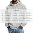 thumbnail image 6 of qafoshin Mens Warm Fuzzy Hoodies Fall Winter Casual Fleece Hooded Sweatshirt Fashion Solid Color Pullover Tops S-3XL, 6 of 6