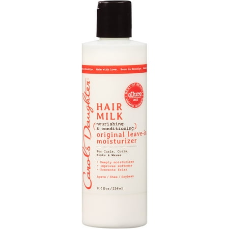 Carol's Daughter Hair Milk Original Leave In Moisturizer, for Curly Hair, with Shea Butter, 8 fl (Best Leave In Moisturizer)