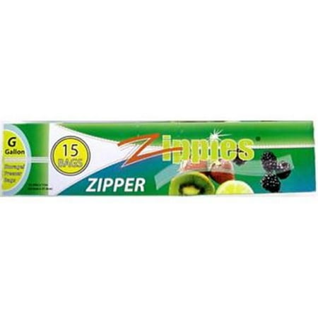 Bulk Buys Zippered 1 Gallon Storage-Freezer Bags - Case of 48
