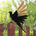 thumbnail image 6 of Magpie Simulation Bird Artificial Bird Crafts Realistic Feathered Bird Model Bird Figurine Statue for Outdoor Micro Landscape 36cm Spread Wings, 6 of 8