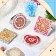 thumbnail image 3 of Espejo compacto Marsui con pintura de diamantes, 4 unidades, para mujer, 3 of 7