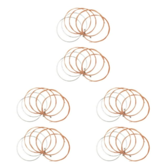 stanreset 1/2/3/5 12Pcs Guitar String Kit Parts Anti-Rust Coating Classic Musical Instrument Supplies Tone Strings Set for Adults 3PCS