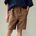 thumbnail image 2 of UQJfacai Athletic Basketball Boys Shorts Teen Black Soccer Running Baseball Quick Dry Shorts with Pockets for Youth 3-14 Years, 2 of 7