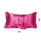 thumbnail image 3 of Fiudx Funda de Almohada de Seda Satinada, Tejido Suave y Transpirable, Superficie Lisa y Brillante, Ideal para El Cuidado Del Cabello y La Piel, Efecto Refrescante, Opciones Multicolor, Tamaño Estánd, 3 of 6