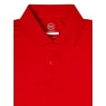thumbnail image 2 of Wonder Nation Boys School Uniform Performance Polo Shirt, 2-Pack, Sizes 4-18, 2 of 3