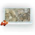thumbnail image 3 of 48X20IN, Marble Aquarium Background, Art Marble Aquarium Background, Natural Marble Glass Terrarium Background with 8 EVA Double-Sided Tape, 3 of 6