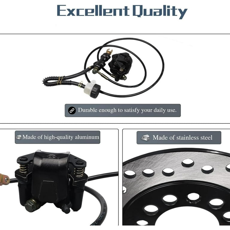 11/o - Finance Hydraulic Rear Disc Brake Caliper Syste Pads Disk - Foto 12