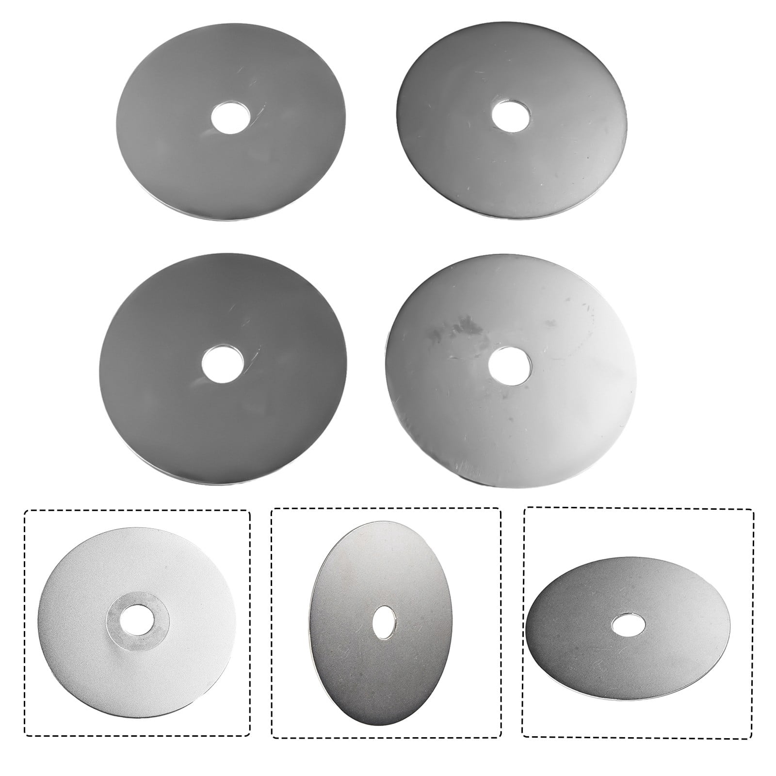 4Pcs/Set 100Mm Diamond Cutting Disc Polishing Grinding 600 800 1200 3000 Grit Lap Grinding Wheel Polishing Disc Power Tool