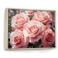 thumbnail image 2 of Designart "Dreamy Pink Rose Minimalism" Roses Floater Framed Canvas Prints, 2 of 5