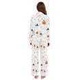 thumbnail image 3 of FORMRS Womens Pajama Set Long Sleeve Top and Pants with Pockets Soft Comfy Lounge Sleepwear, Sizes S-2XL, Ghost Design, 3 of 7