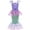 purple dress, variant on Little Girls Mermaid Costume Toddler Dress up Princess Dresses Christmas Cosplay Birthday Outfit