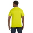 thumbnail image 2 of Hanes Men's 3 Pack Authentic 6 Oz Cotton Crewneck Safety Green T-Shirt, Size S, 2 of 3