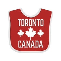 Inktastic Toronto Canada Boys or Girls Baby Bib