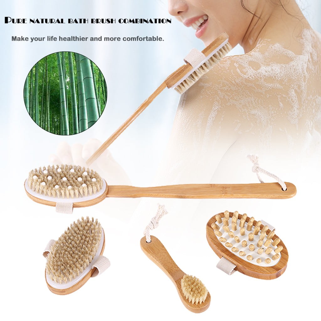 Reduce Cellulite Body Dry Brush Set To Improve Skin Care Skin Walmart