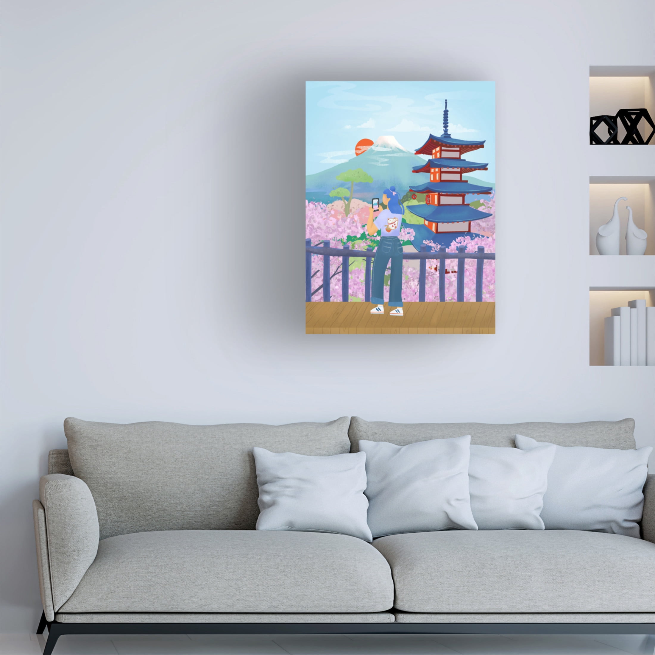Trademark Fine Art Petra Lizde  Japan Canvas Wall Art