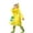 Yellow, variant on Kids' Fish Raincoat, Light Blue Waterproof Button-Up Rain Jacket with 3D & Sea Print, Cute Rain Gear for Boys & Girls,8-10 Years